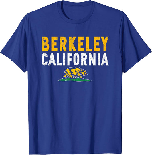 Berkeley California CA T-Shirt - T-Shirt | Royal