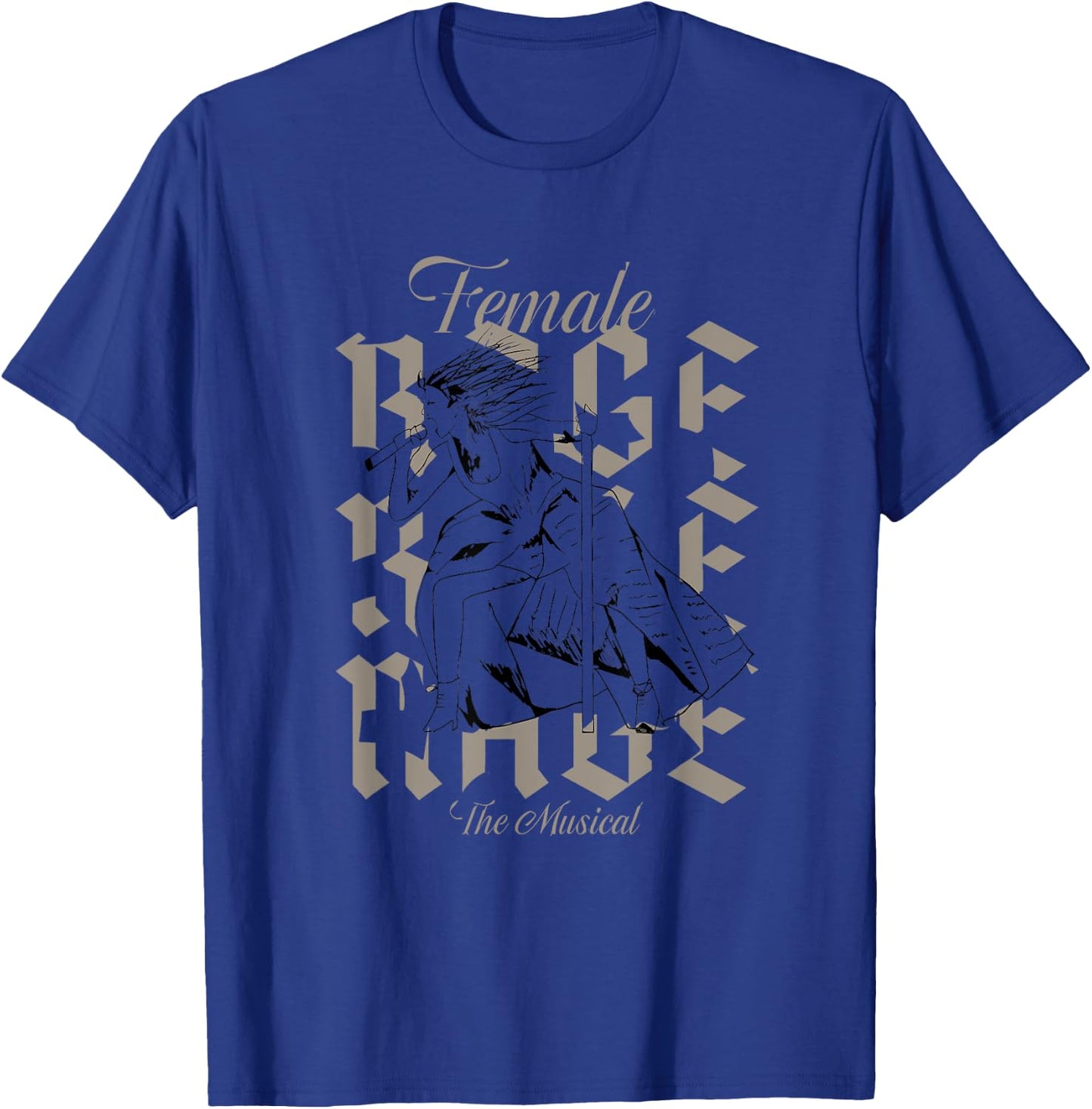 Retro Female Vintage Style Rage Women Kids Meme T-Shirt - T-Shirt | Royal