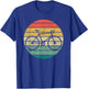 Vintage Racing Bicycle Funny Road Bike Racer Gift Men Women T-Shirt - T-Shirt | Royal