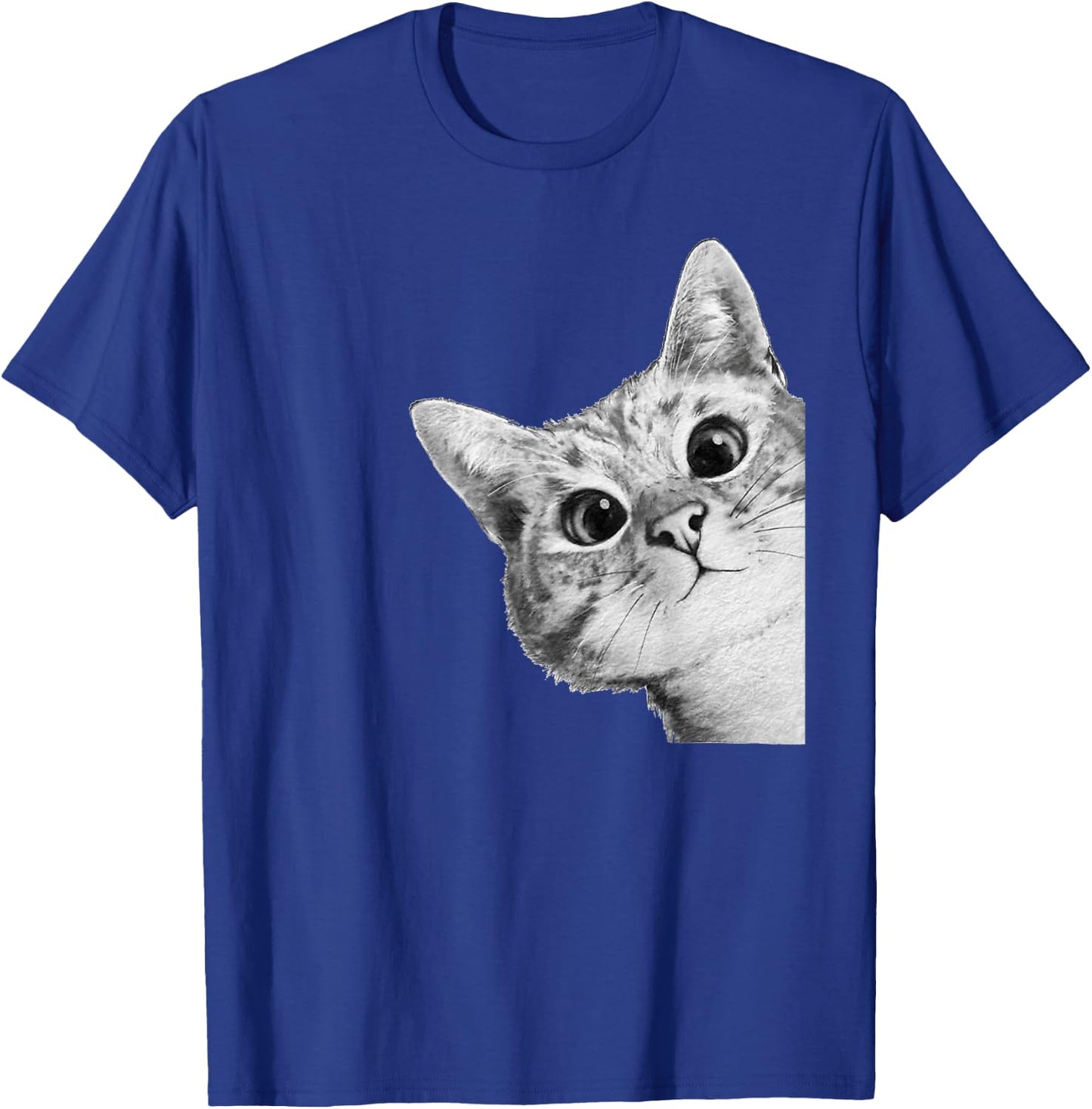 Cute Adorable Kitty Cat Women Girls Kids T-Shirt - T-Shirt | Royal
