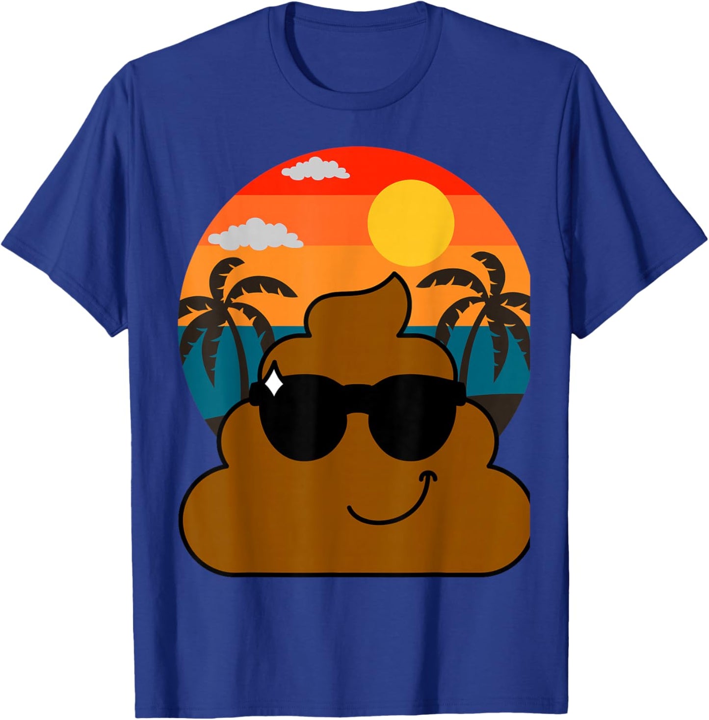 POOP EMOTICON Birthday party favors Poo for Kids T-Shirt - T-Shirt | Royal