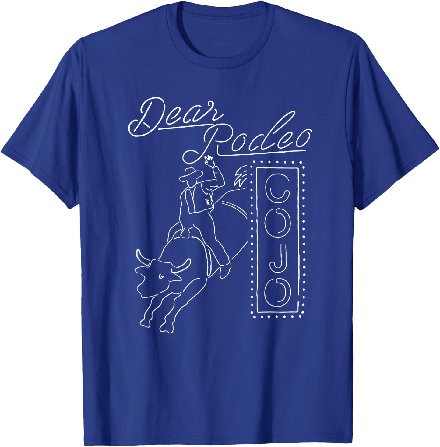 Retro Cojo Johnson Bull Skull Music Country 70s Cowboy Boots T-Shirt - T-Shirt | Royal