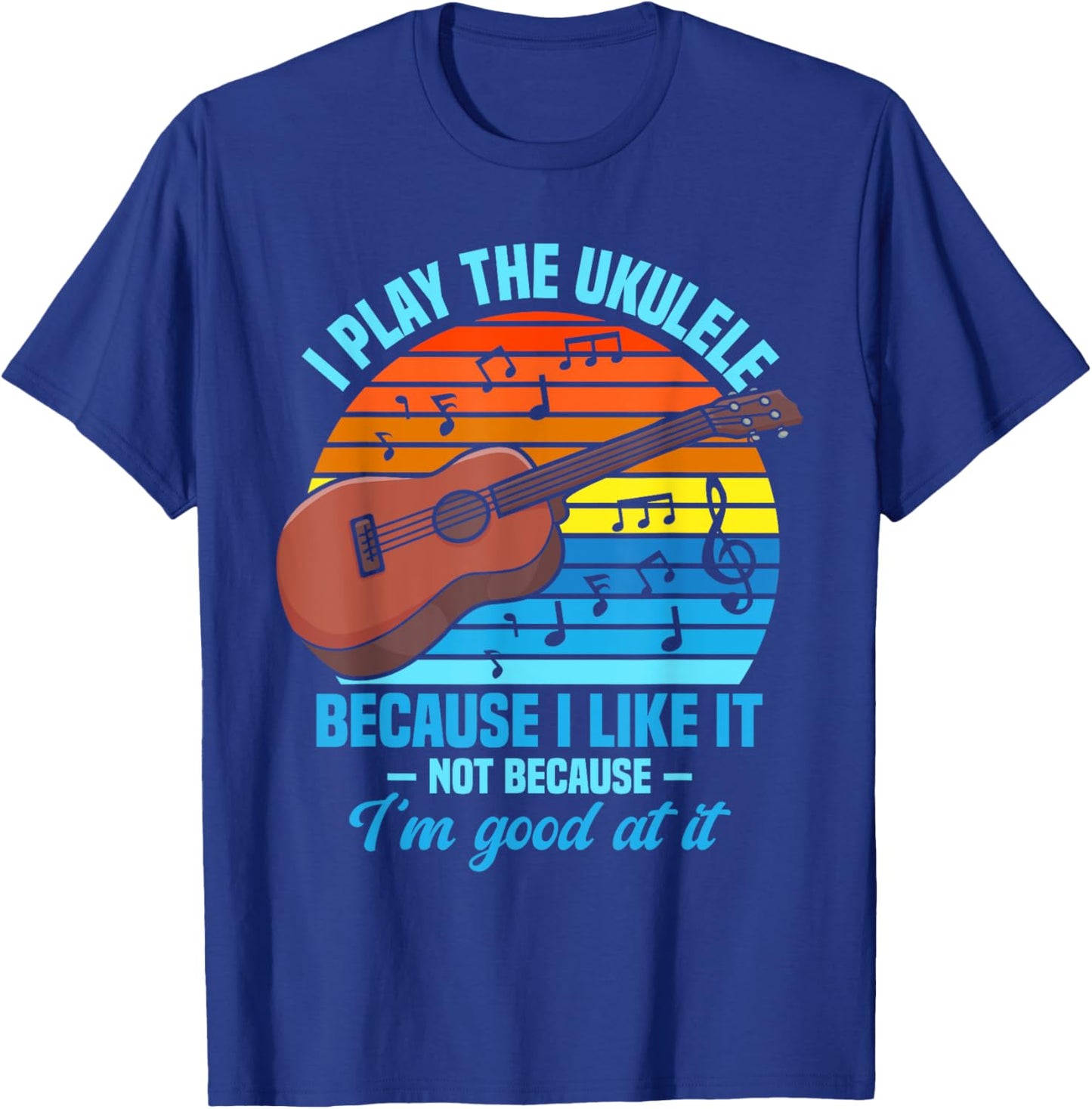 Guitar Ukelele T-Shirt - T-Shirt | Royal
