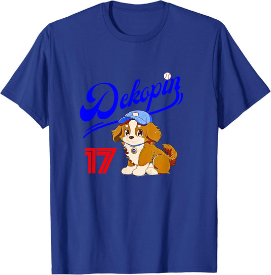 Decopin, Decoy, Dog Shirt, No.17, Otani, Pet Dog, Koi Kerhondier, Baseball Game, Decoy T-Shirt - T-Shirt | Royal