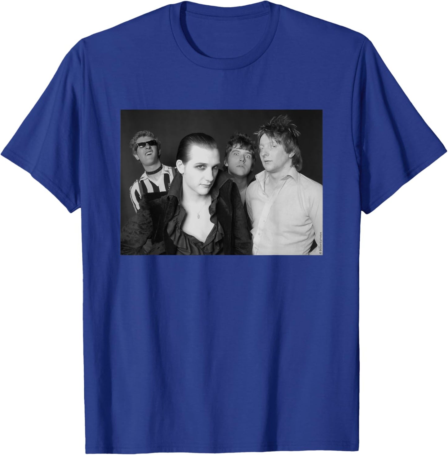 The Damned Band Portrait By Allan Ballard T-Shirt - T-Shirt | Royal