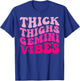 Funny Zodiac Sign Thick Thighs Gemini Vibes Gemini Groovy T-Shirt - T-Shirt | Royal