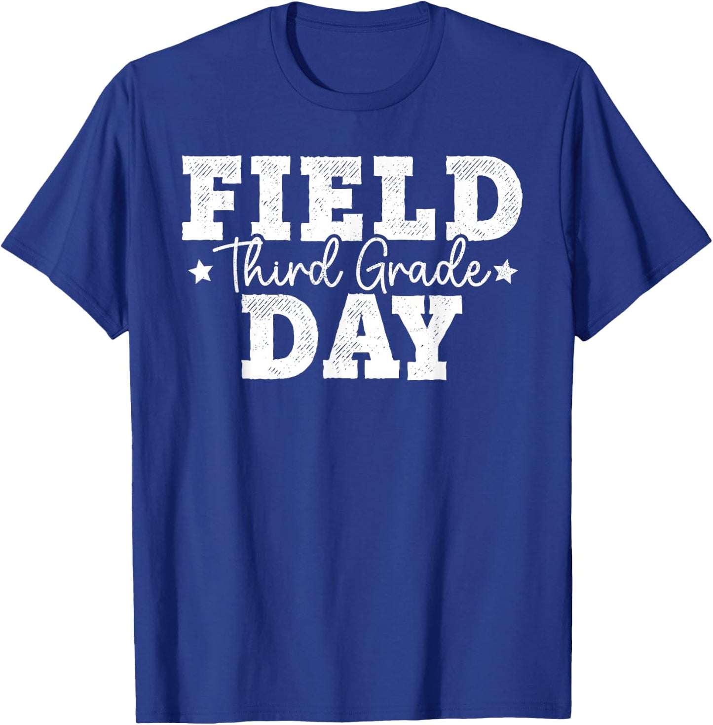 3rd Grade Field Day 2024 Third Grade School Teacher Student T-Shirt - T-Shirt | Royal