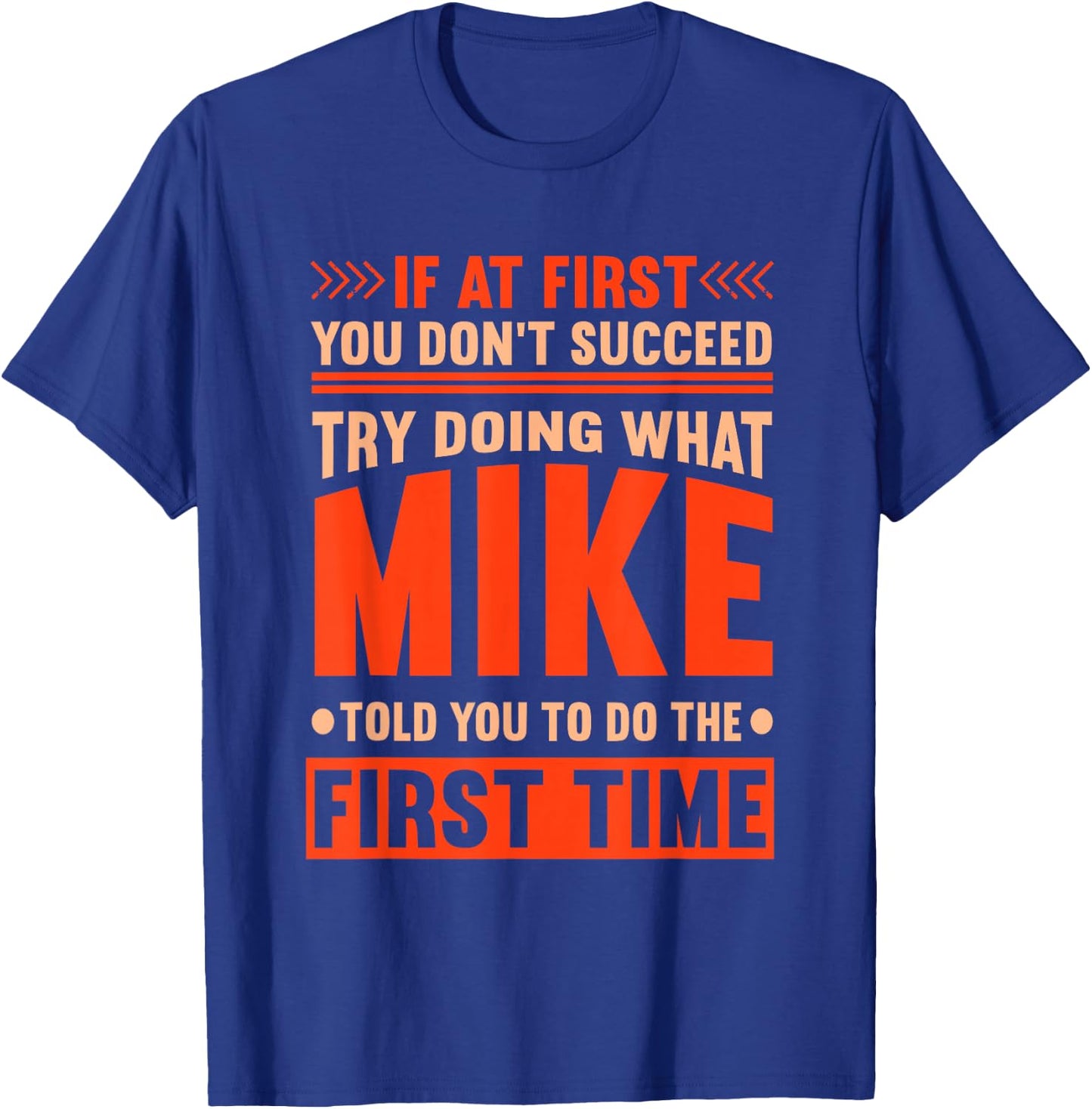 The World Needs More Mikes Quote Funny Mike Name T-Shirt - T-Shirt | Royal