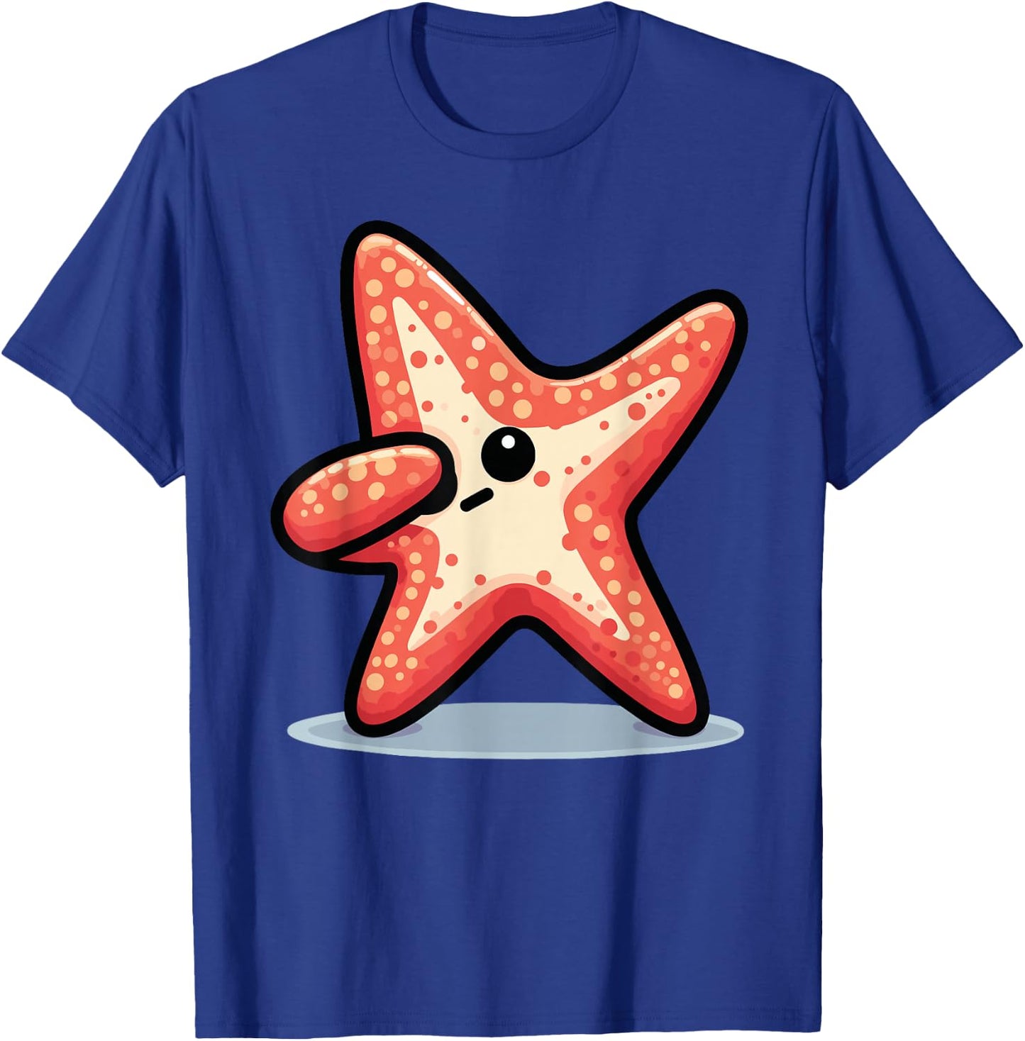Dabbing Starfish Dab Dance Starfish Lovers T-Shirt - T-Shirt | Royal