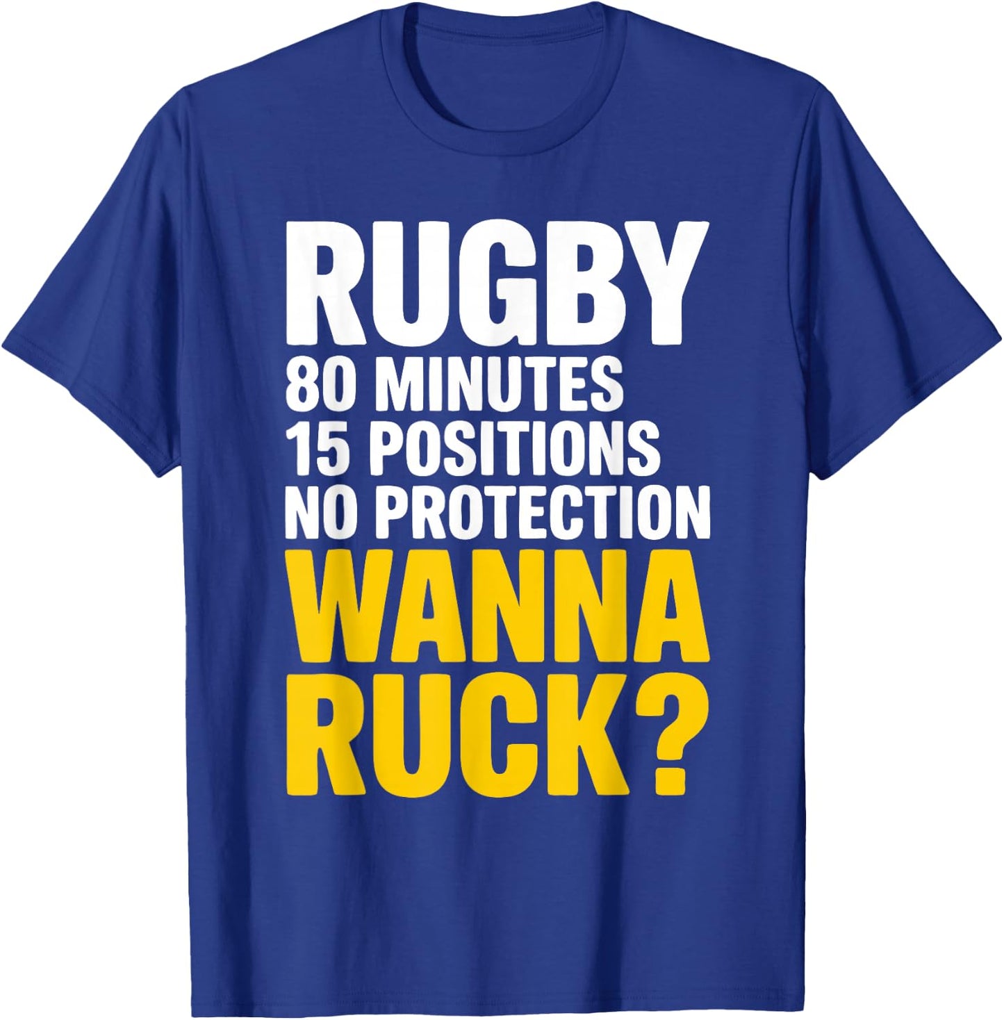 Hilarious Rugby Player Rugby Pun Rugby T-Shirt - T-Shirt | Royal