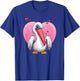 Cute Pelican With Hearts I Kids Pelican T-Shirt - T-Shirt | Royal