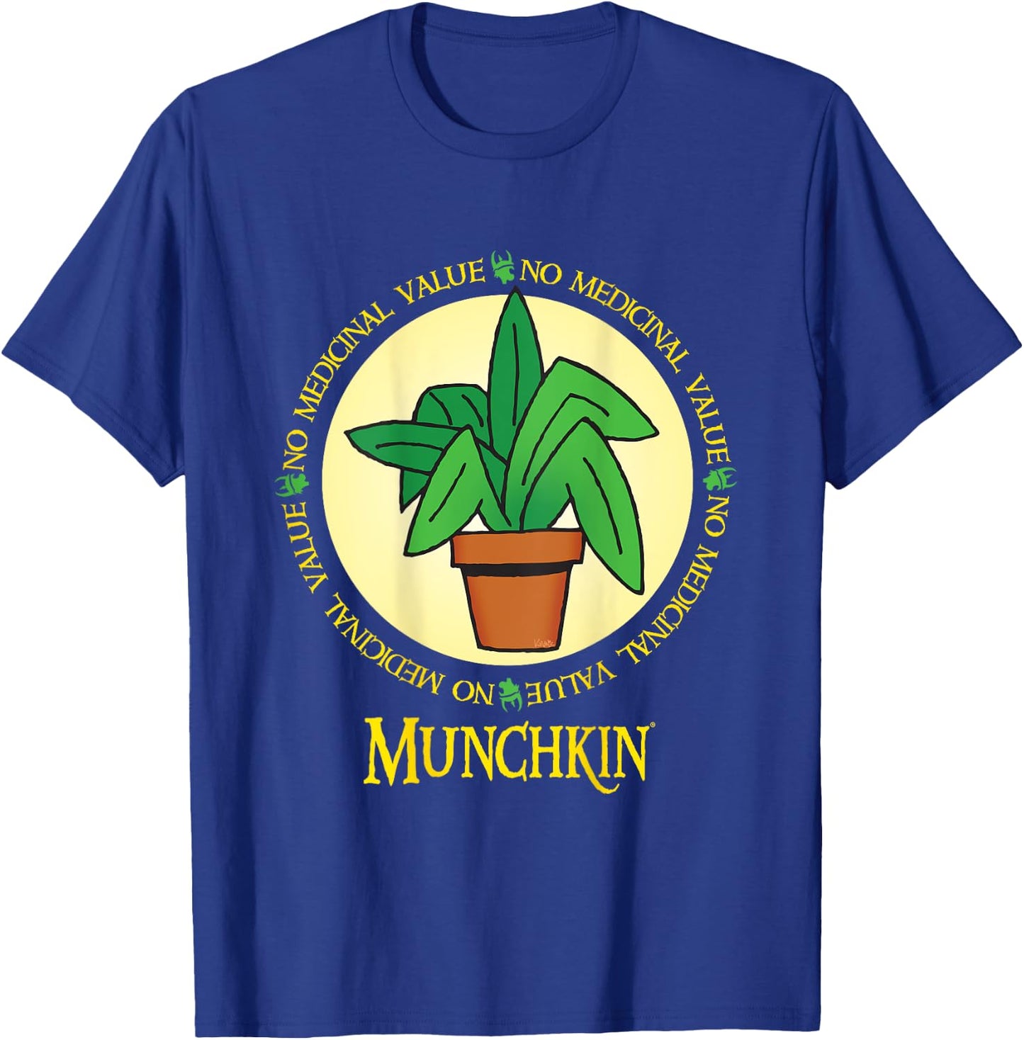 Munchkin Potted Plant T-Shirt - T-Shirt | Royal