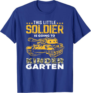 Military Army Camo Tanks Kindergarten Back To School Boys T-Shirt - T-Shirt | Royal
