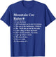 Funny Mountain Cur Dog Rules Women Kids T-Shirt - T-Shirt | Royal