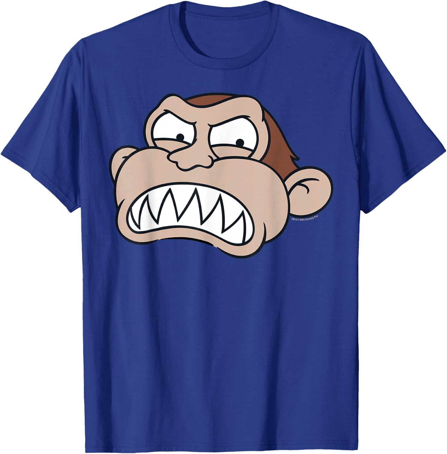 Family Guy Evil Monkey Angry Big Face Big Chest Portrait T-Shirt - T-Shirt | Royal