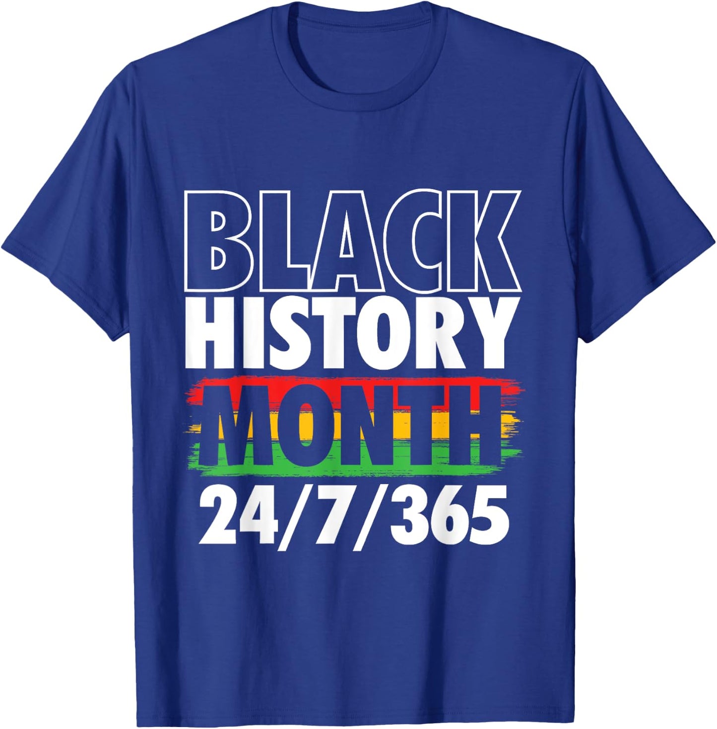 Black History Month - MLK Day African Roots Civil Rights T-Shirt - T-Shirt | Royal