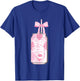 Coca-Cola Pink Diet Coke With Straw & Bow Vintage T-Shirt - T-Shirt | Royal