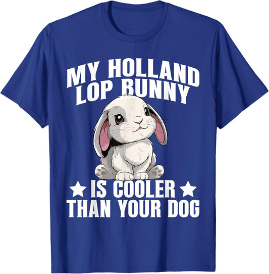 Holland Lop Bunny Owner Mama Costume Plush Hollland Lop T-Shirt - T-Shirt | Royal