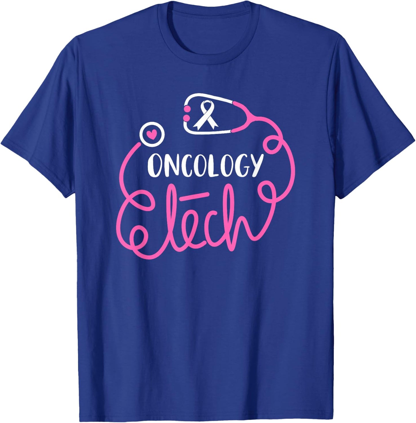 Oncology Tech Cancer Awareness Radiation Oncology technician T-Shirt - T-Shirt | Royal