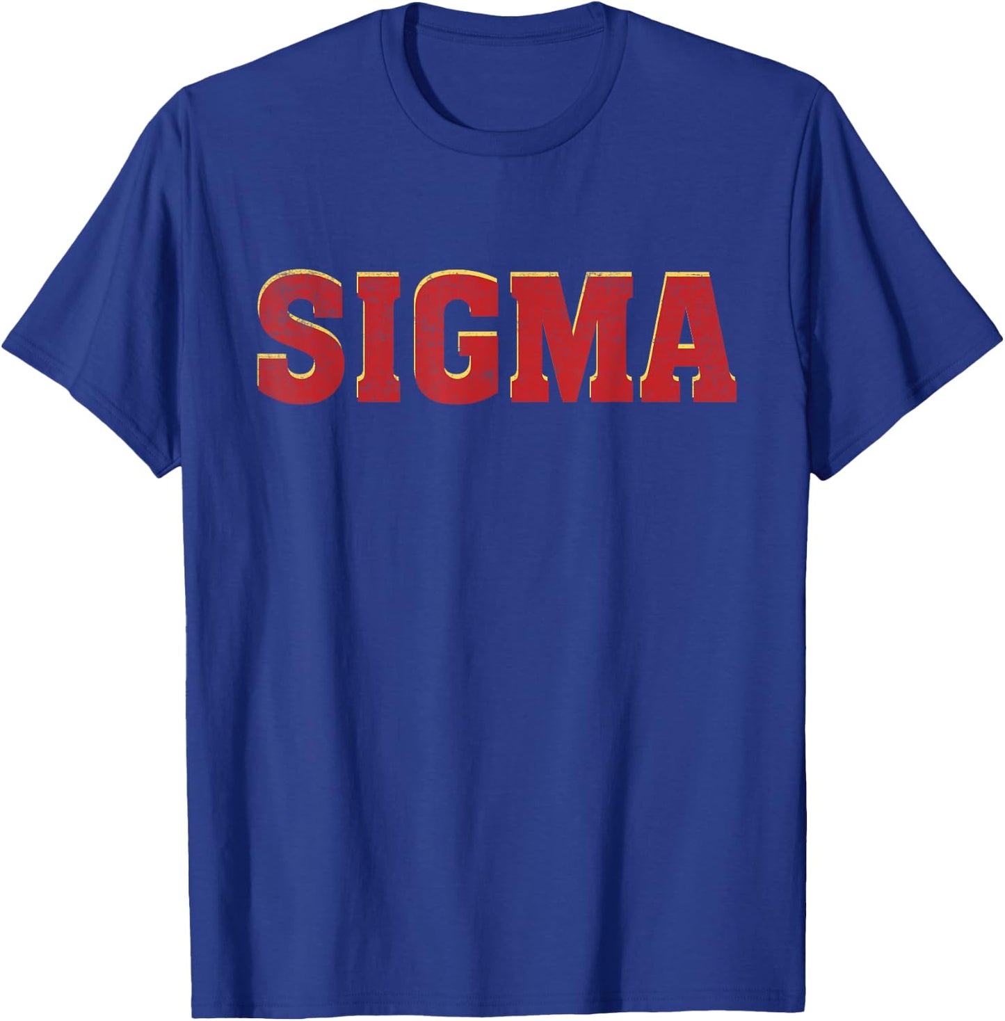 Sigma Funny Influencer Brain Rot Slang Words Rizz God Alpha T-Shirt - T-Shirt | Royal