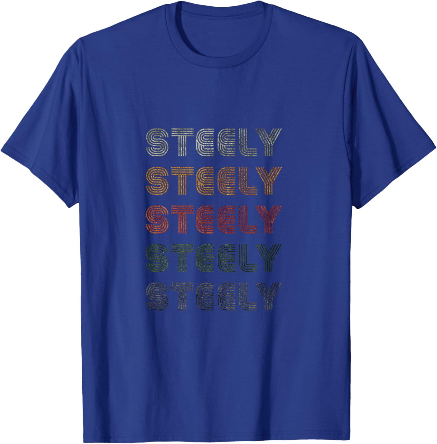 Love Heart Steely Grunge Vintage Style Black Steely T-Shirt - T-Shirt | Royal