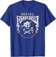 Official Social Distortion Skelly Circle T-Shirt - T-Shirt | Royal