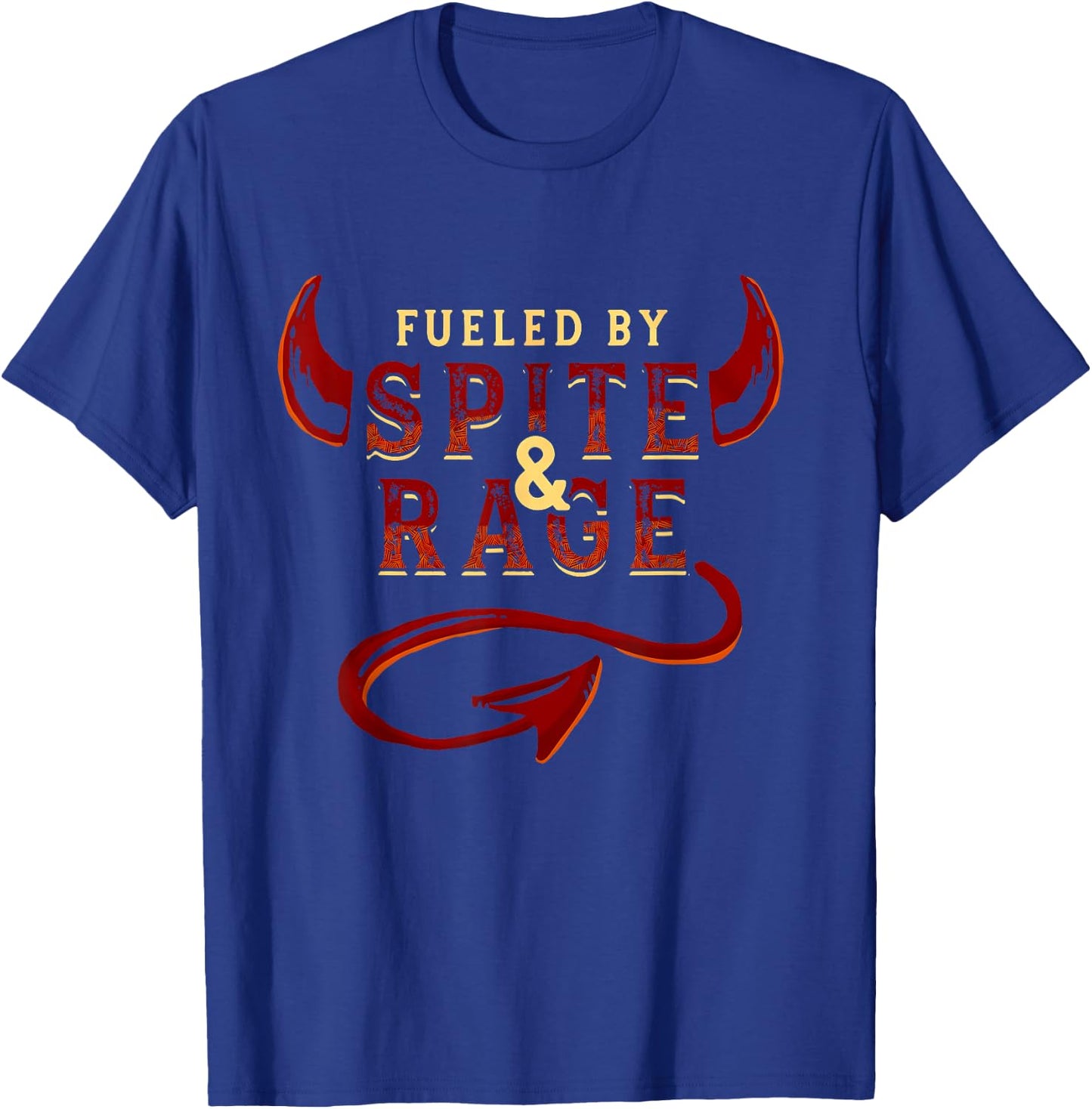 Fueled By Spite & Rage Apparel T-Shirt - T-Shirt | Royal