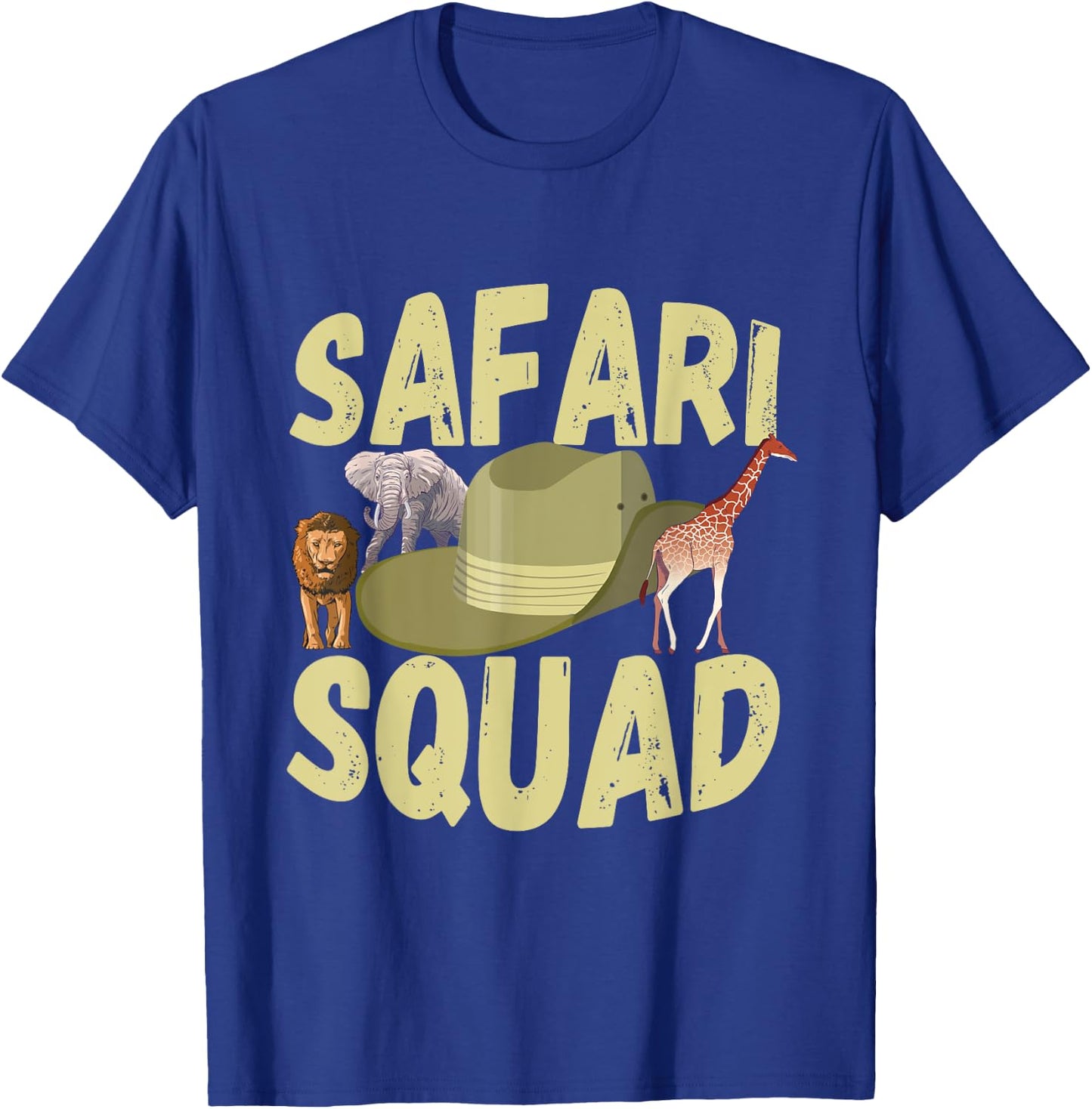 Safari Tour Guide Safari Squad Wildlife Safari Animals Zoo T-Shirt - T-Shirt | Royal