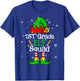 Christmas 1st Grade Elf Squad First Grade Teacher Student T-Shirt - T-Shirt | Royal