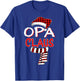 GrandPa Christmas Santa Claus Red plaid Shirt, Opa Claus T-Shirt - T-Shirt | Royal