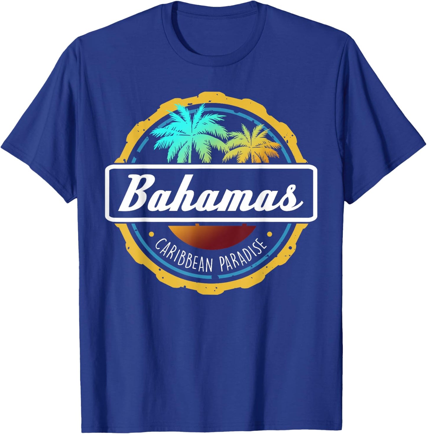 Proud Bahamas Bahamians Flag Gift Design Idea Nassau Design Small T-Shirt - T-Shirt | Royal