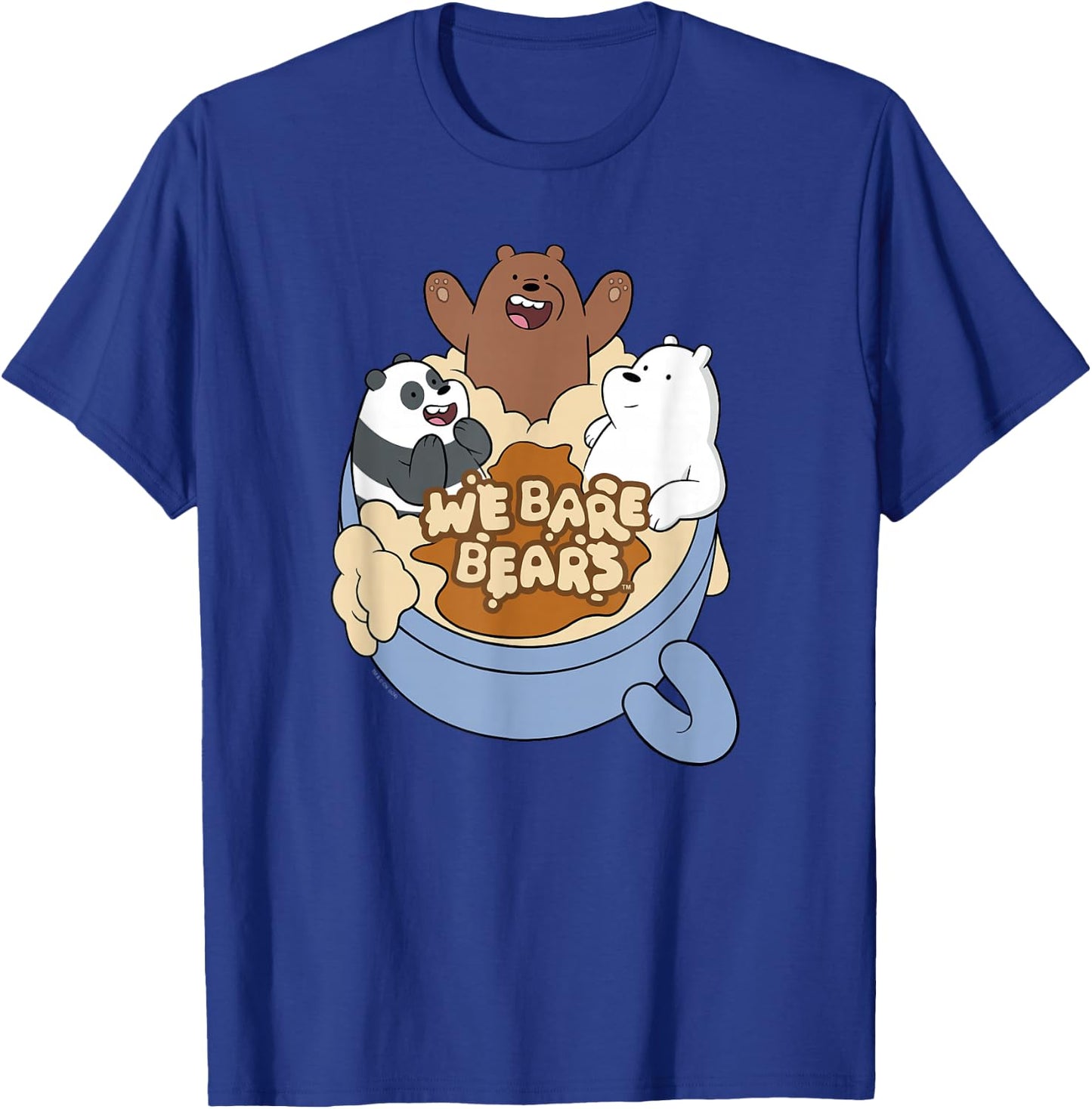 We Bare Bears Full Of Bears Cup Cute Cartoon T-Shirt - T-Shirt | Royal