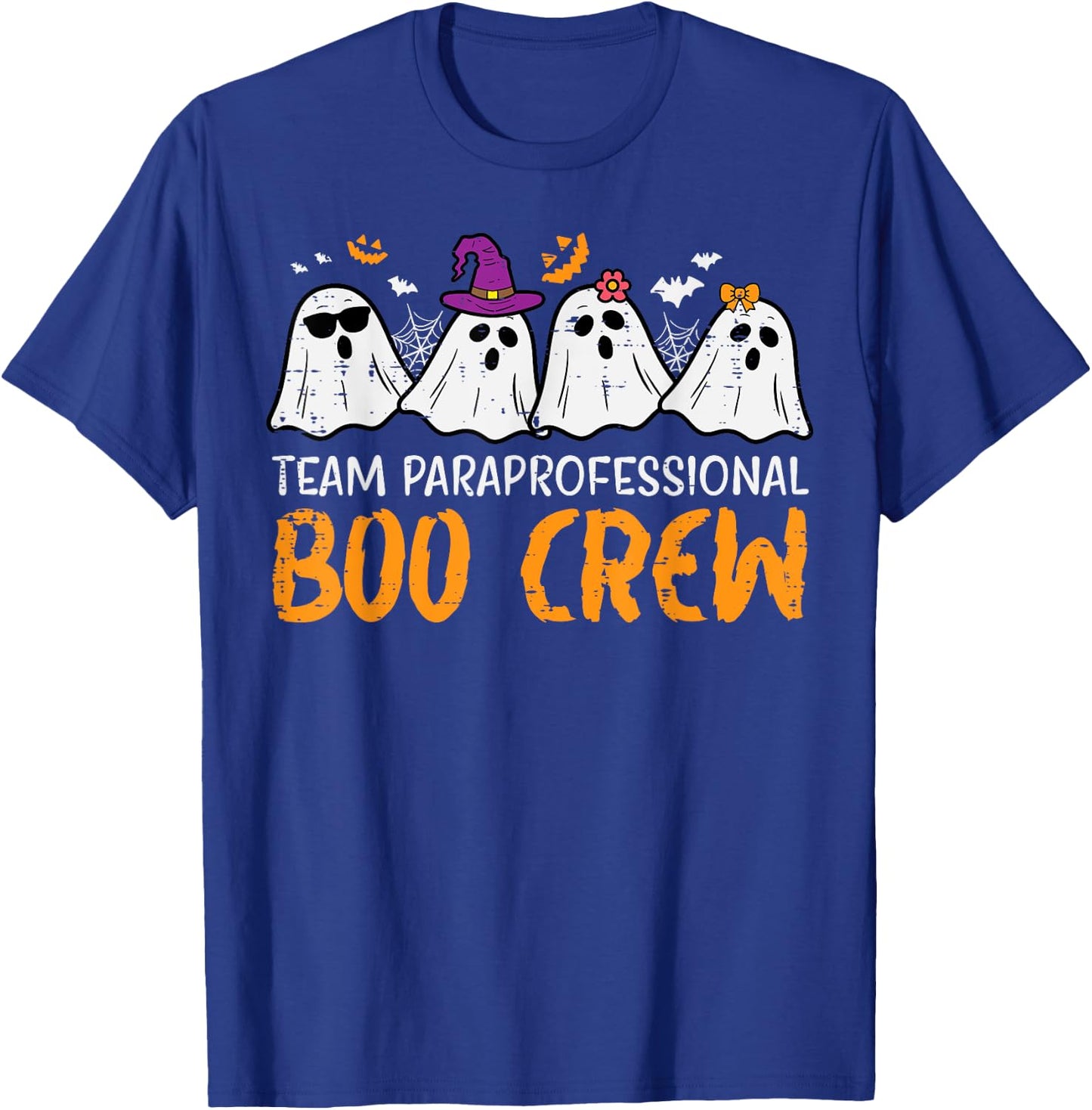 Halloween Team Paraprofessional Boo Crew Para Costume Women T-Shirt - T-Shirt | Royal