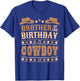 Brother Of Birthday Cowboy Cute Western Bday Boy Birthday T-Shirt - T-Shirt | Royal