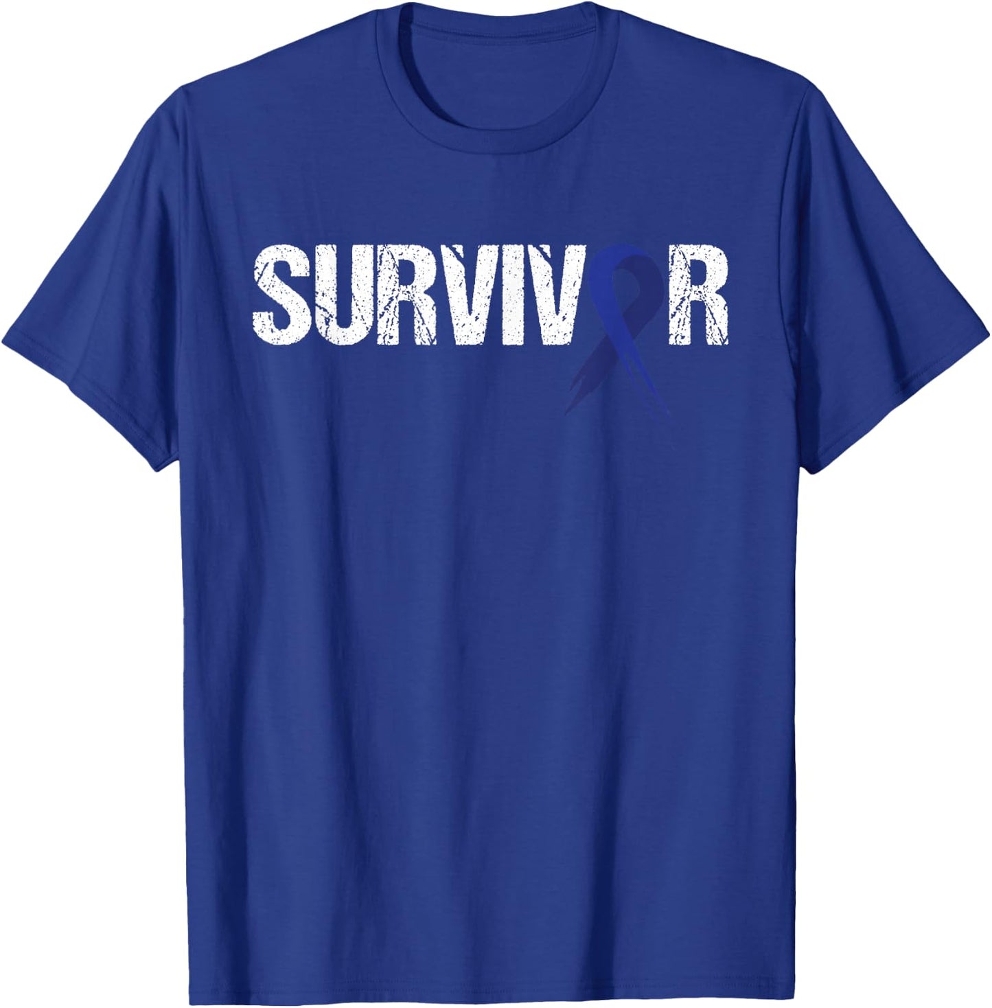 Colon Cancer Survivor Gift Women Find A Cure T-Shirt - T-Shirt | Royal