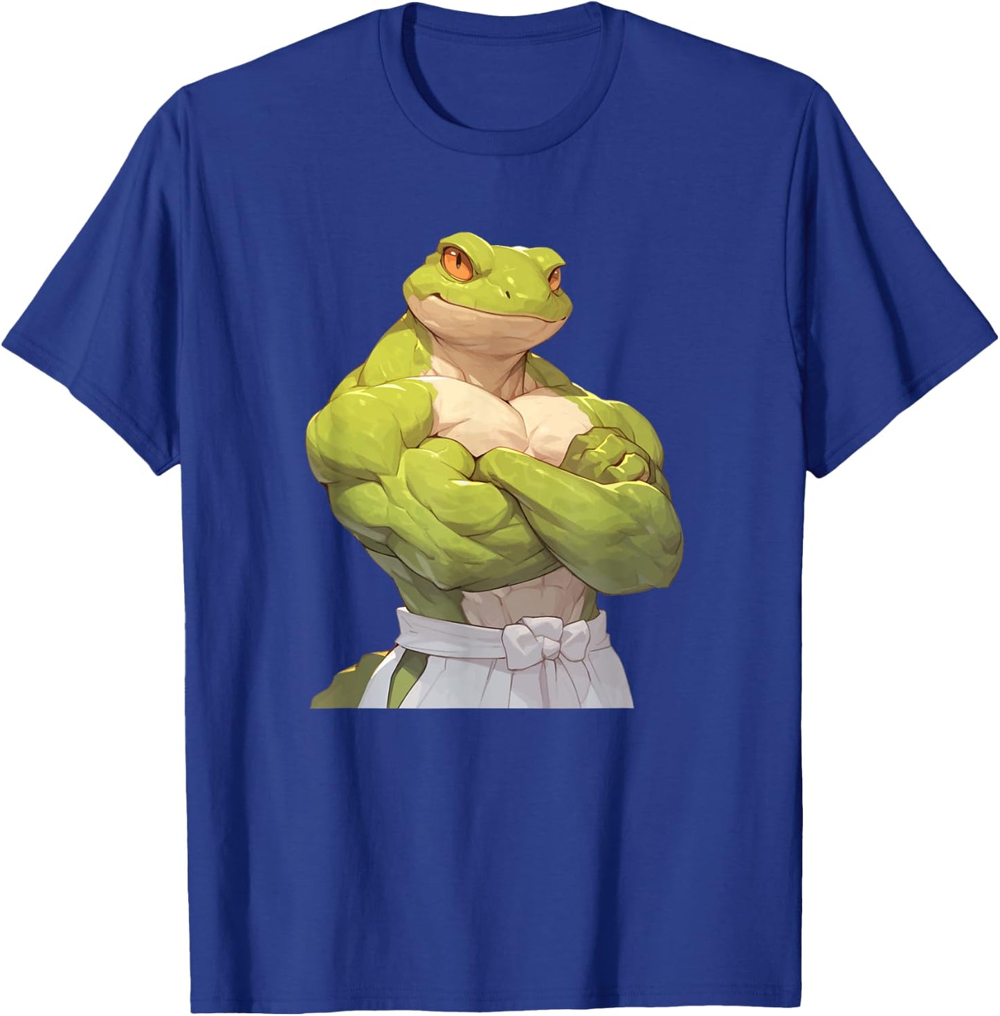 Lizard Bodybuilder Gym Muscles Wieghtlifting Gecko T-Shirt - T-Shirt | Royal
