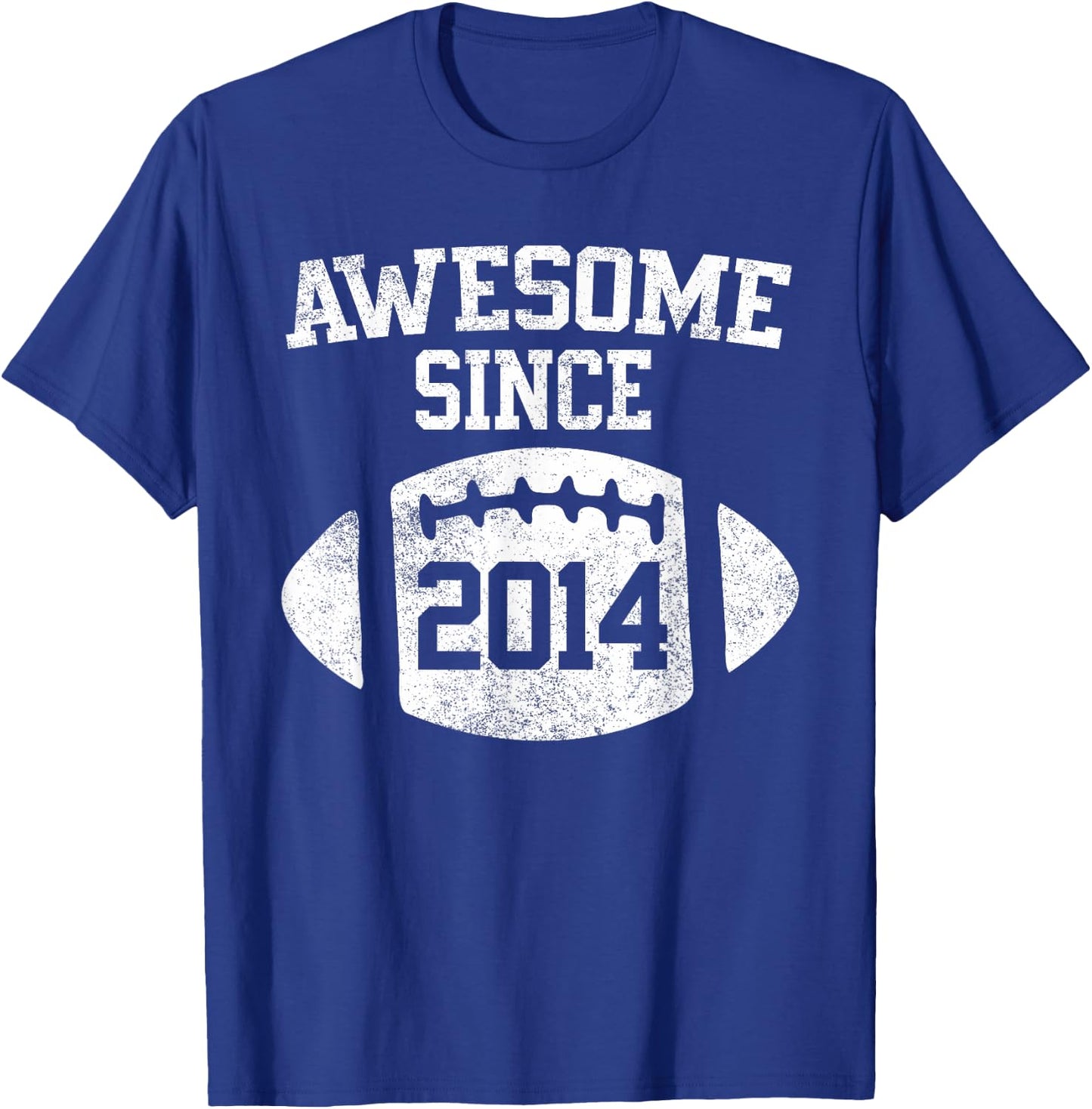 Awesome Since 2014 Football Player T-Shirt - T-Shirt | Royal