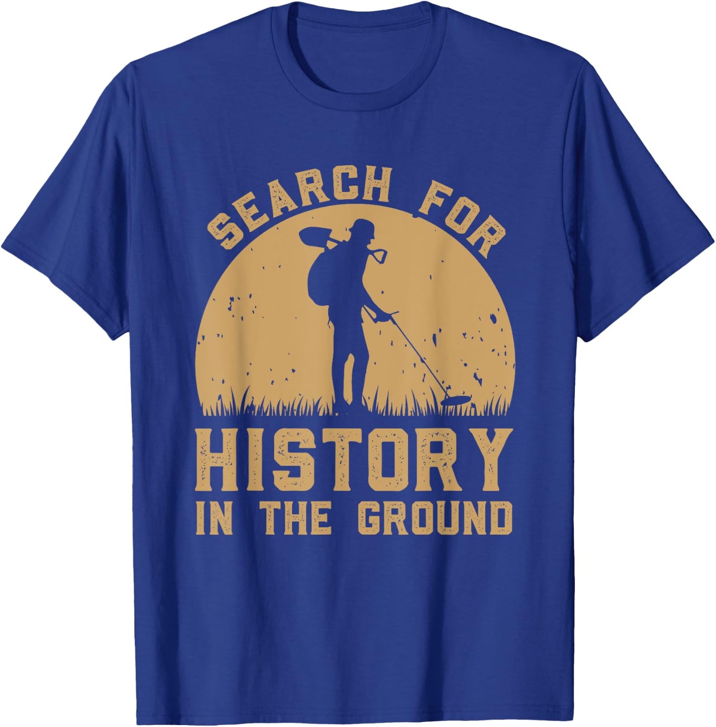 Metal detecting Detectorist T-Shirt - T-Shirt | Royal