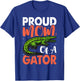 Proud Mom Of A Gator Cute Mother Alligator Parents Idea T-Shirt - T-Shirt | Royal