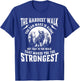 The Hardest Walk You Can Make Is Alone - Wolf Lover Wildlife T-Shirt - T-Shirt | Royal