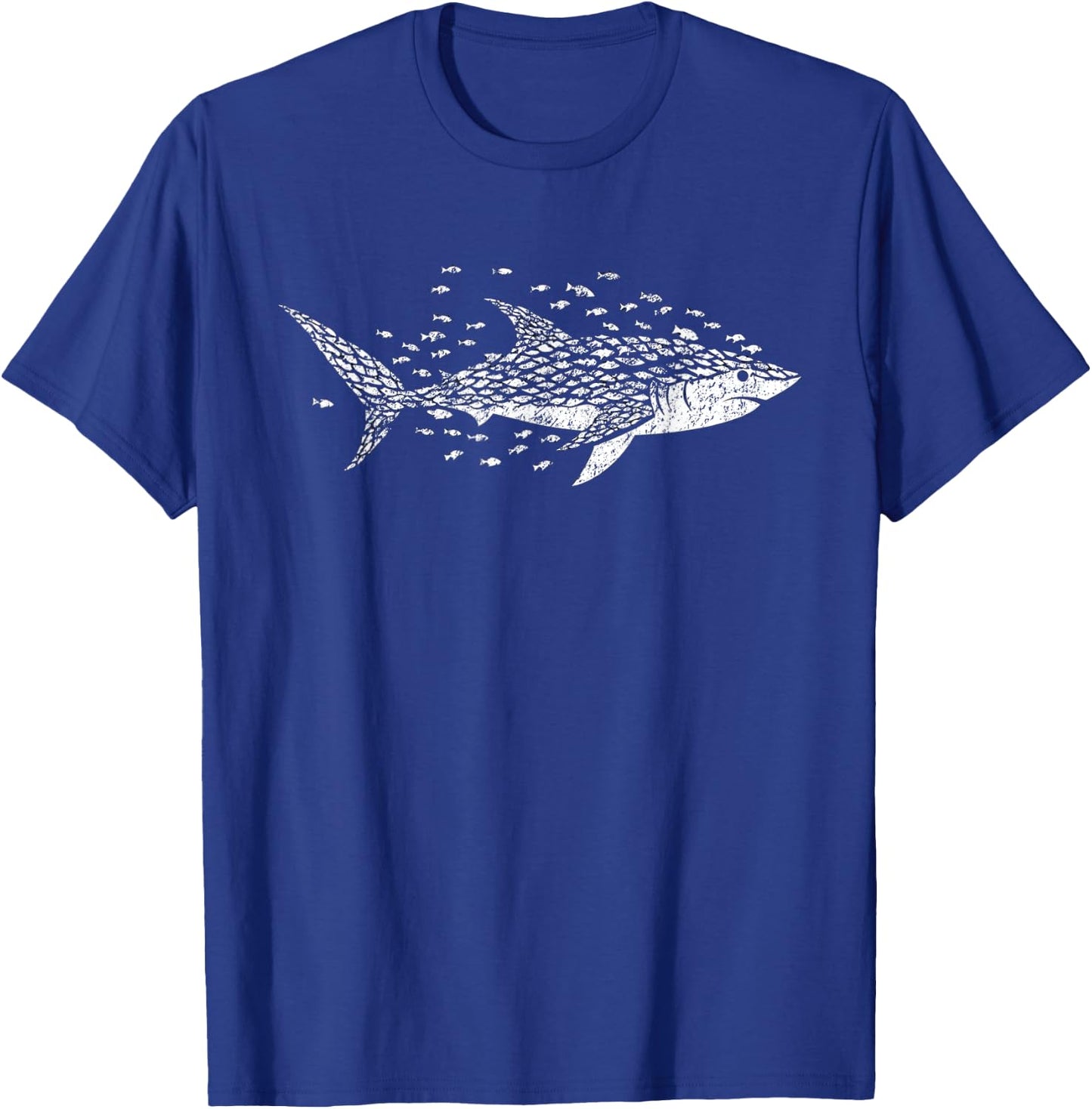 White Shark Lover Marine Biology Animal Science T-Shirt - T-Shirt | Royal