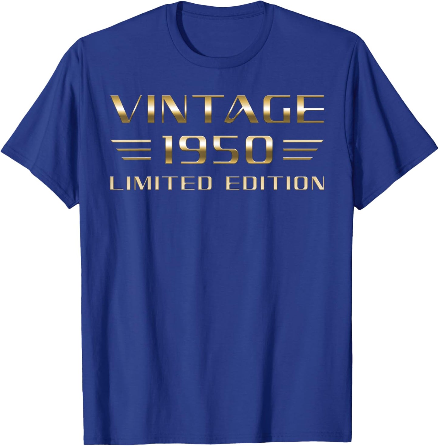 Vintage 1950 Limited Edition Classic Car 76th Birthday T-Shirt - T-Shirt | Royal