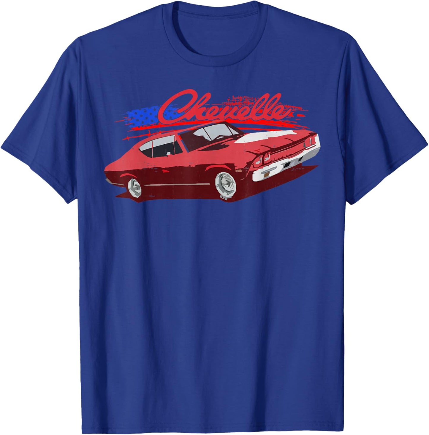 1970 64 65 66 67 68 69 71 72 Chevelle Chevys SS Muscle Car T-Shirt - T-Shirt | Royal