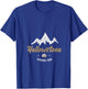 Vintage Yellowstone National Park Snowy Peak V-Neck T-Shirt - T-Shirt | Royal