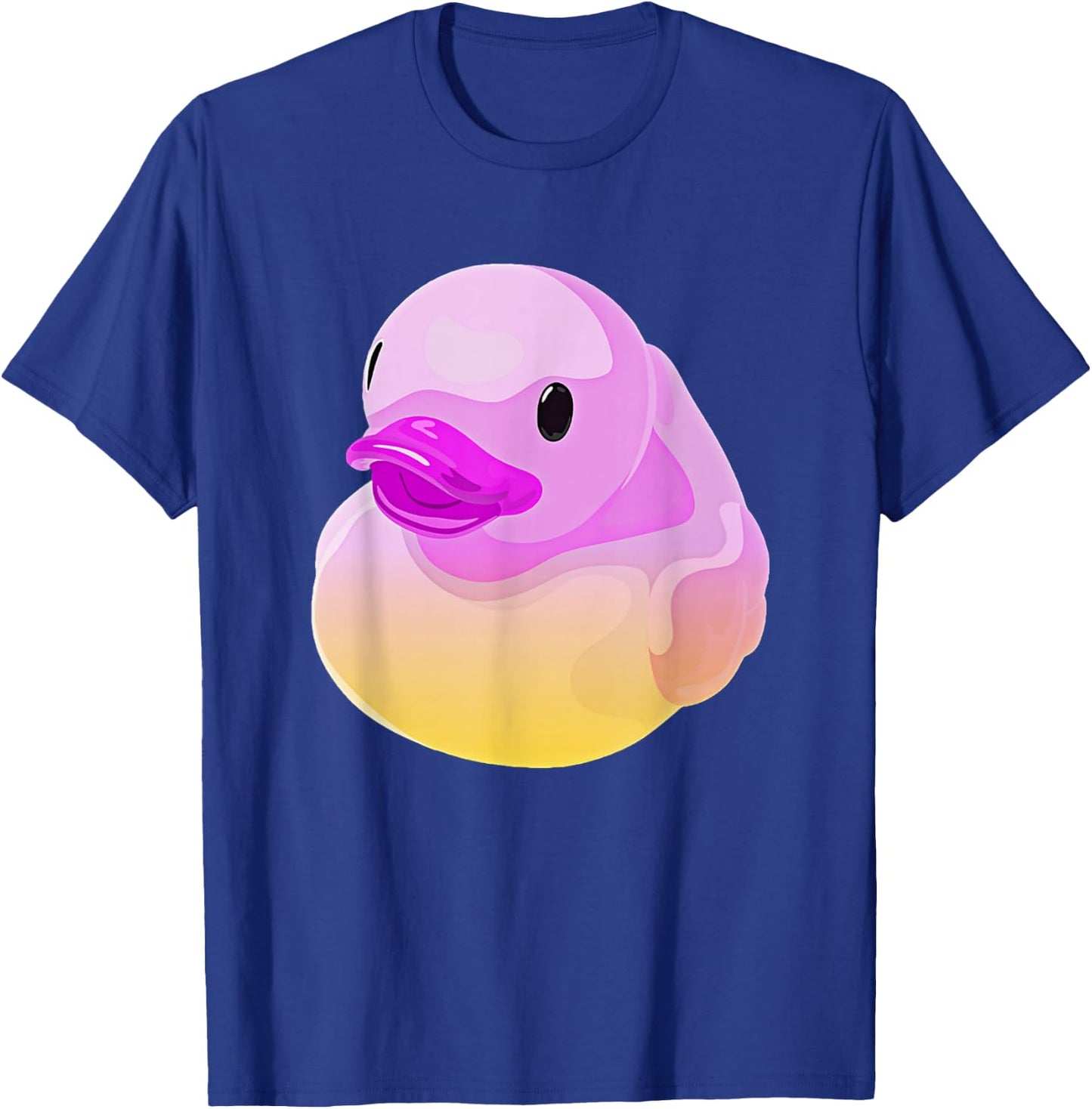 Cute Pink Duckling - Rubber Ducky - Bath Tub Duck Design T-Shirt - T-Shirt | Royal