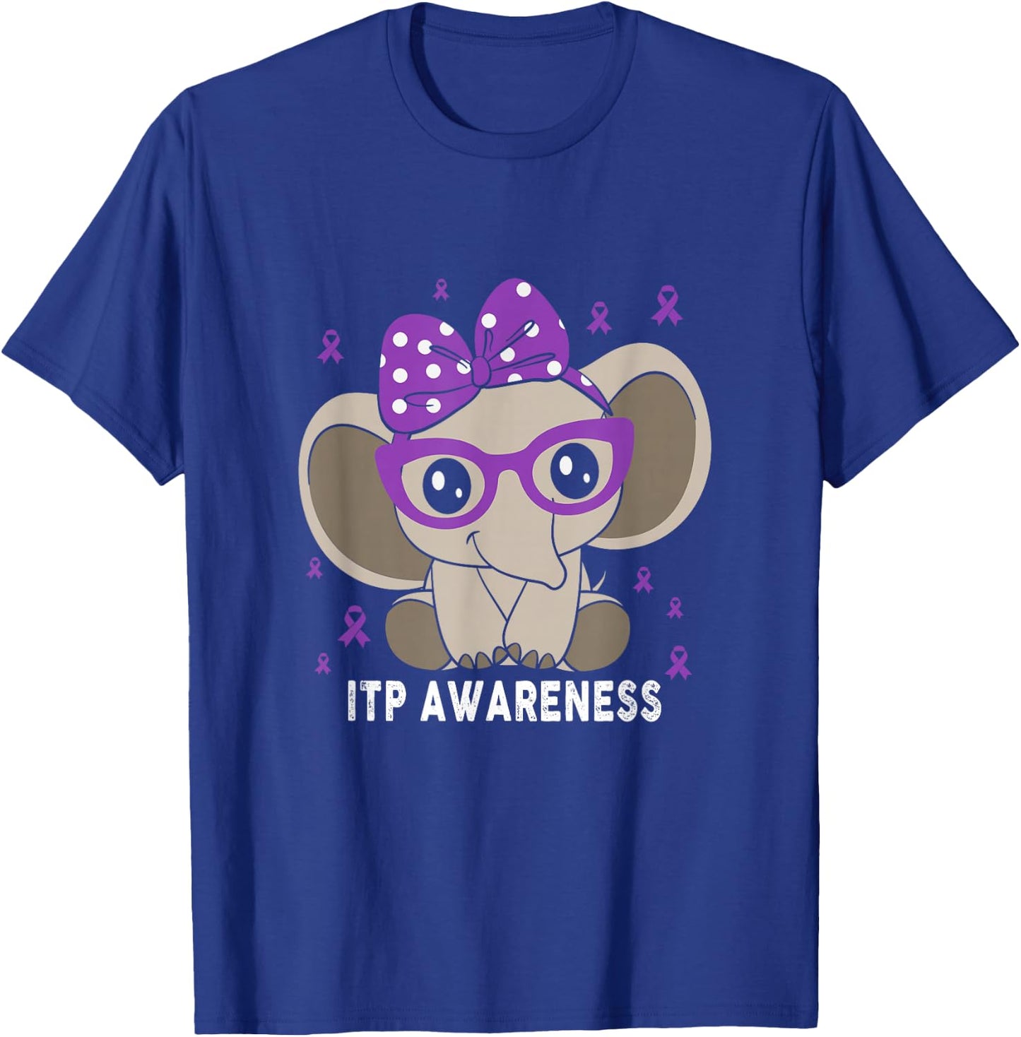 ITP Awareness Butterfly ITP Warrior T-Shirt - T-Shirt | Royal