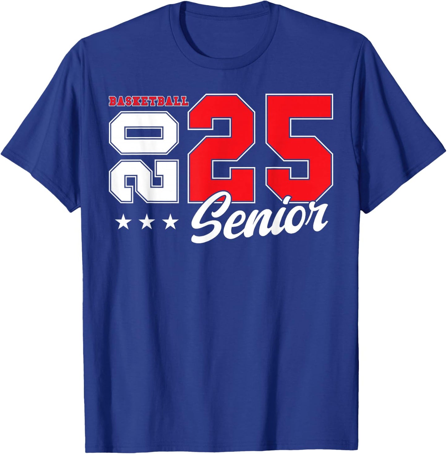 Basketball Senior Night Basketball Senior 2025 Graduation 79 T-Shirt - T-Shirt | Royal