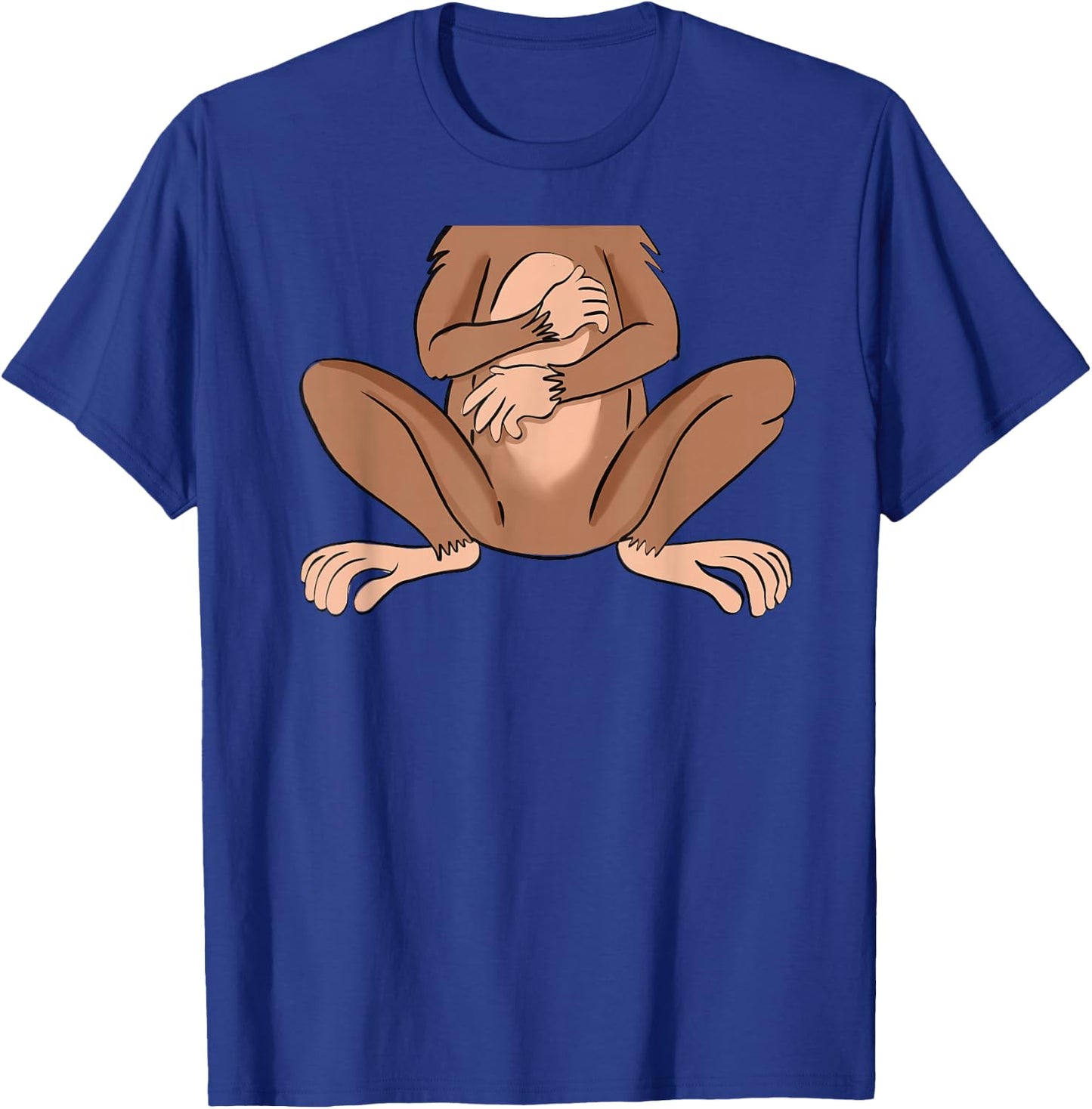 Easy Monkey Halloween Costume T-Shirt - T-Shirt | Royal