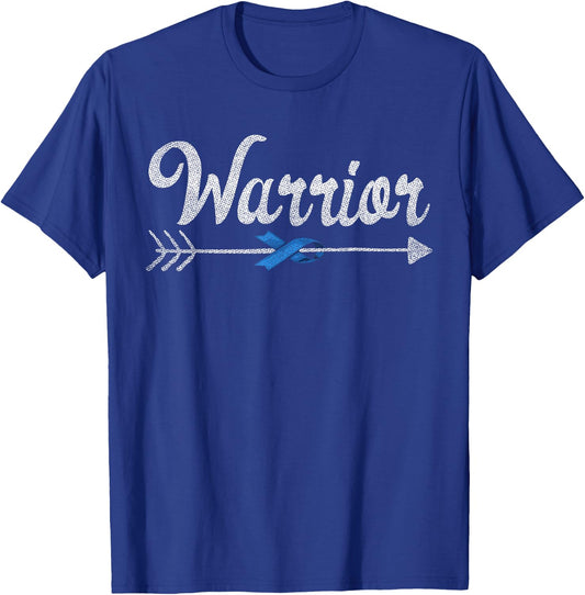 Colon Cancer Awareness Colonoscopy Warrior Survivor Gift T-Shirt - T-Shirt | Royal