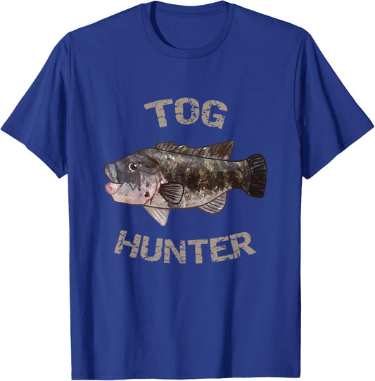 Tog Hunter | Blackfish | Tautog Shirt T-Shirt - T-Shirt | Royal